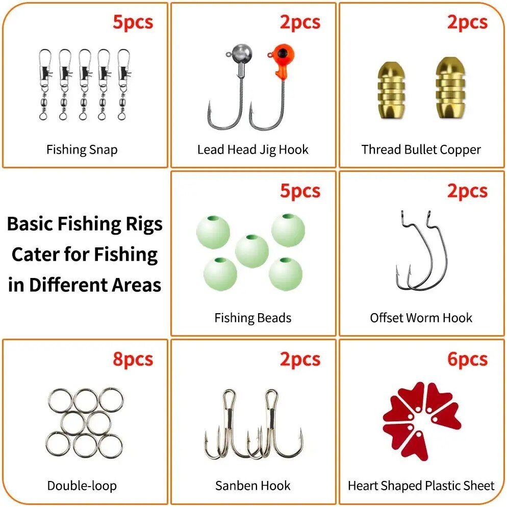 78Pcs Fishing Lure Tackle Set Box Soft Hard Silicone Crankbait Sinking Spinner Artificial Winter Fishing Baits Hooks Accessories