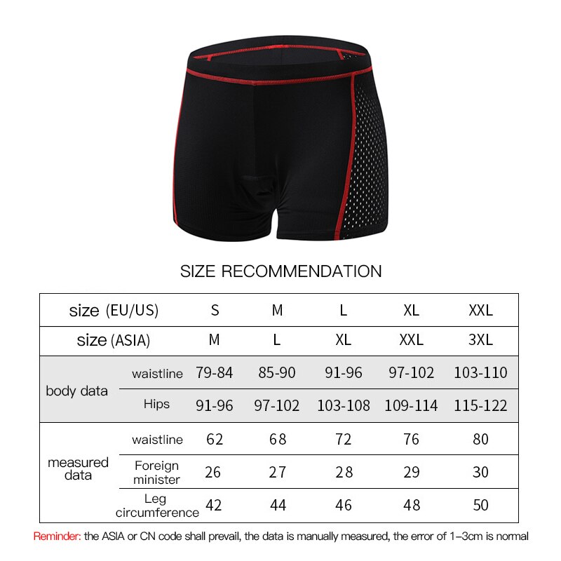 Breathable Cycling Shorts Cycling Underwear 5D Gel Pad Shockproof Bicycle Underpant MTB Road Bike Underwear Man Shorts Breathable Cycling Shorts Cycling Underwear 5D Gel Pad Shockproof Bicycle Underpant MTB Road Bike Underwear Man Shorts