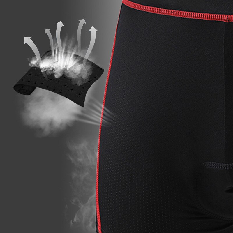 Breathable Cycling Shorts Cycling Underwear 5D Gel Pad Shockproof Bicycle Underpant MTB Road Bike Underwear Man Shorts
