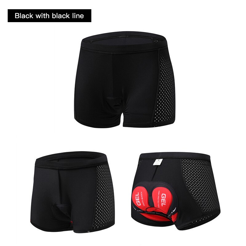 Breathable Cycling Shorts Cycling Underwear 5D Gel Pad Shockproof Bicycle Underpant MTB Road Bike Underwear Man Shorts
