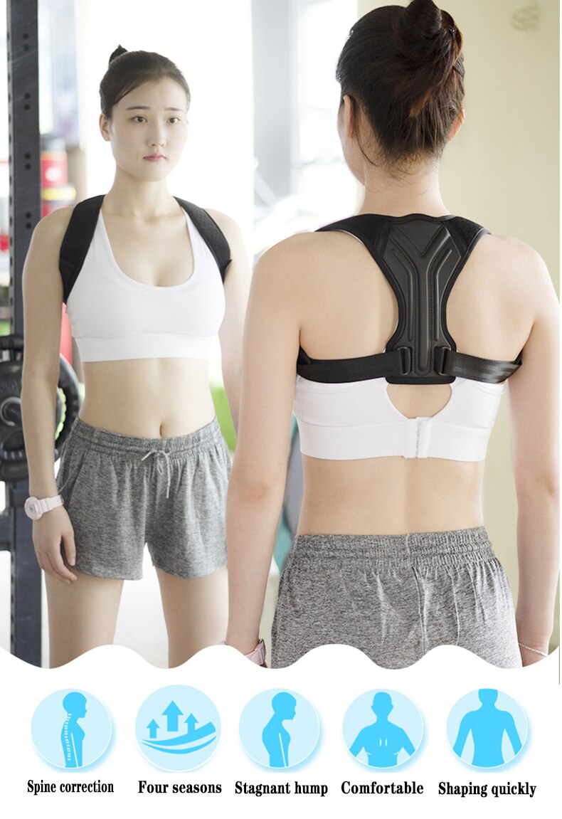 Back Posture Corrector Corset Clavicle Spine Posture Correction Adjustable Support Belt Pain Relief Traine Spine Posture Support