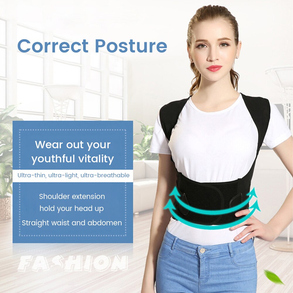 High Level Medical Posture Corrector Belt Adjust Clavicle Spine Back Shoulder Lumbar Men Women Posture Correction Dropshipping