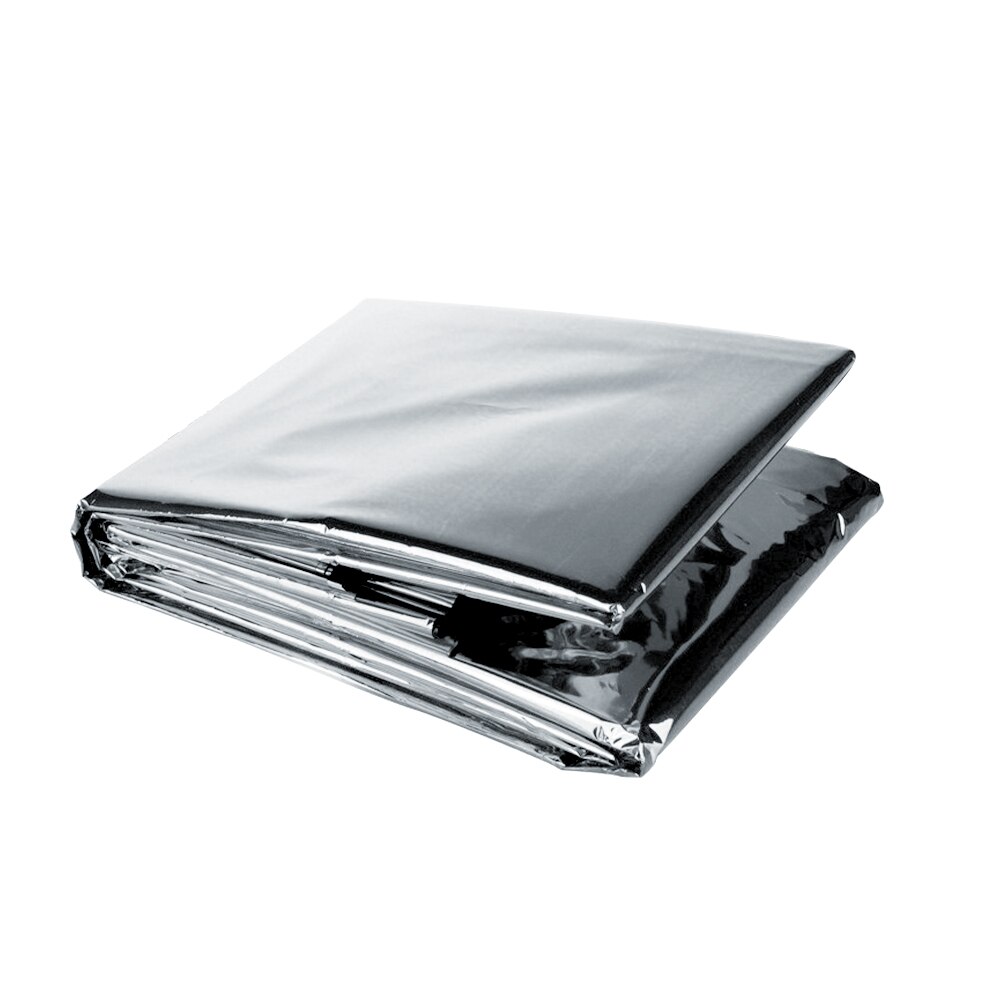 Outdoor Low Temperature Rescue First Aid Kit Insulation Blanket Campsite Keeping Foil Polyester Film Lifesaving Warm Insulation