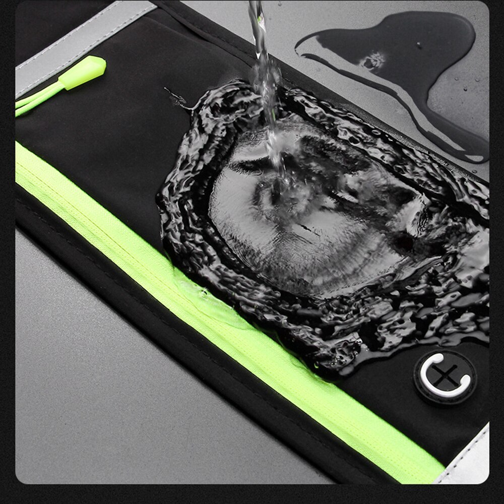 Running Waist Bag Belt Bag Multifunctional Waterproof Sports Pocket Pouch Belt Pack Non-Slip Gym Sports Bags Cycling Phone Bag