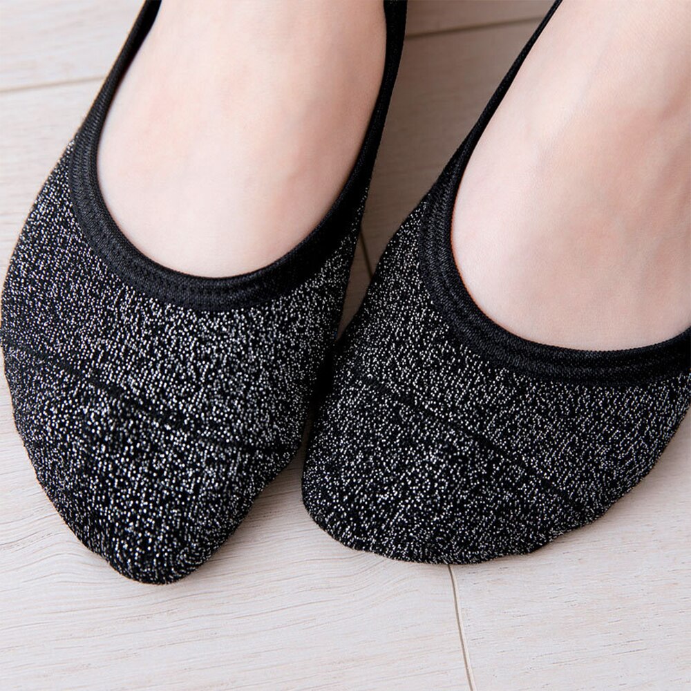 Women Yoga Socks Anti Slip Sports Breathable Pilates Socks Sport Socks Cotton Ballet Heel Protector Dance Socks Slippers