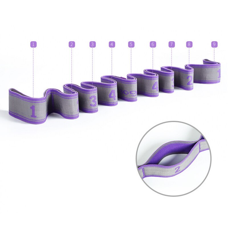 Latin Dance Stretching Band Yoga Strap Yoga Pilates GYM Fitness Exercise Resistance Bands Gym Equipment Yoga Accessories