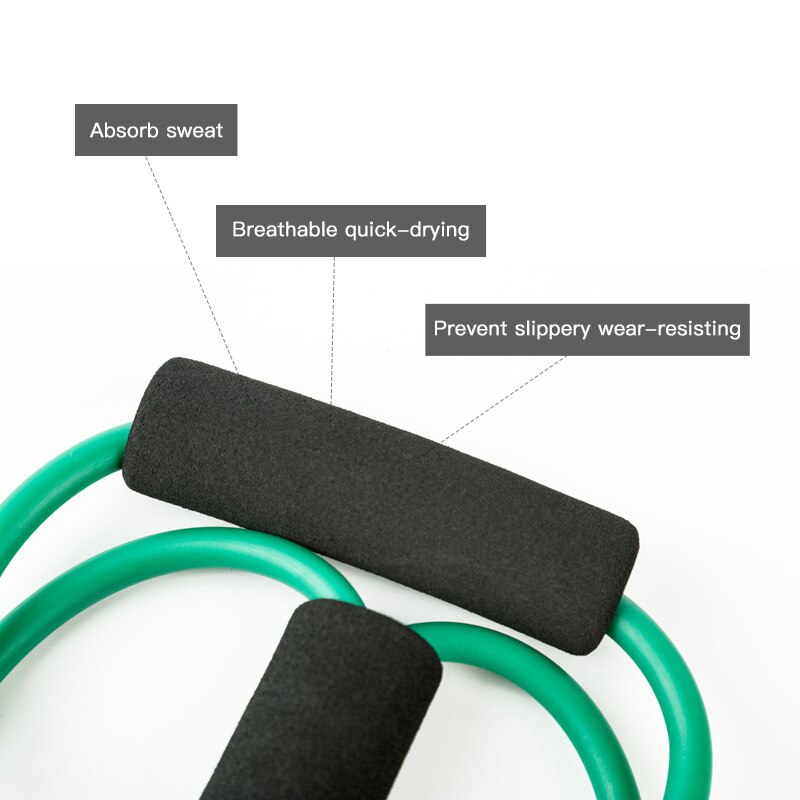 1 Pcs Portable Fitness Equipment 8 Word Chest Expander Rope Resistance Bands Elastic Bands for Fitness Rubber Bands Expander