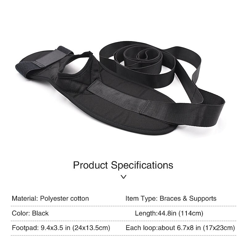Yoga Flexibility Stretching Leg Stretcher Strap for Ballet Cheer Dance Gymnastics Trainer Yoga Flexibility Leg Stretch Belt Yoga Flexibility Stretching Leg Stretcher Strap for Ballet Cheer Dance Gymnastics Trainer Yoga Flexibility Leg Stretch Belt