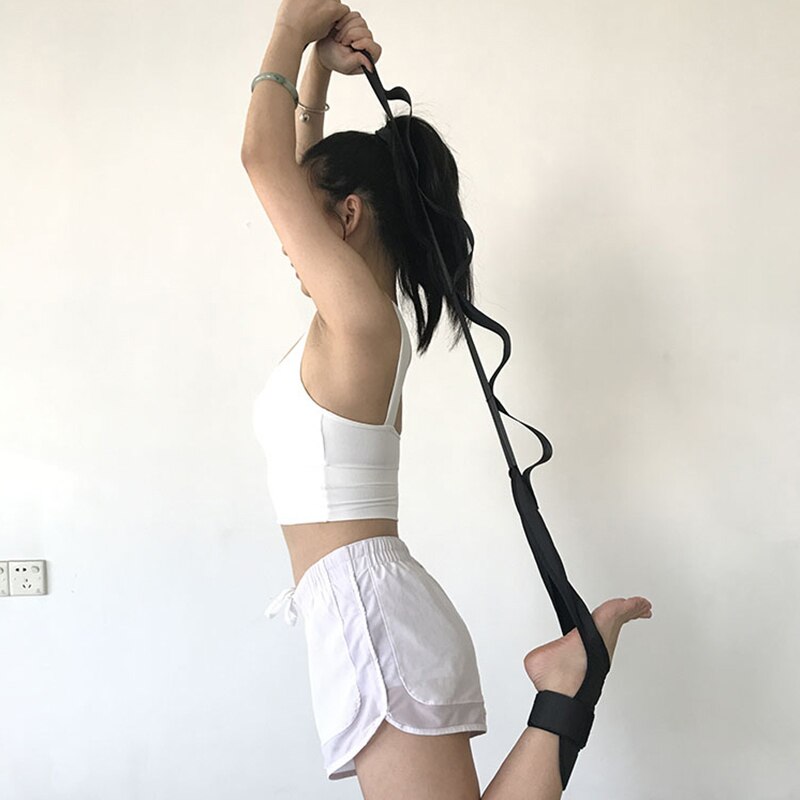 Yoga Flexibility Stretching Leg Stretcher Strap for Ballet Cheer Dance Gymnastics Trainer Yoga Flexibility Leg Stretch Belt Yoga Flexibility Stretching Leg Stretcher Strap for Ballet Cheer Dance Gymnastics Trainer Yoga Flexibility Leg Stretch Belt