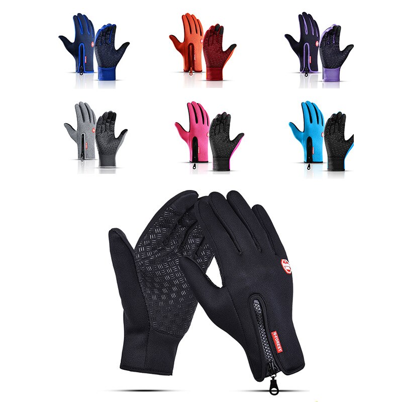 Winter Gloves for Men Women's Gloves Waterproof Touchscreen Full Finger Warm for Winter Cycling Skiing Motorcycle Outdoor Sports