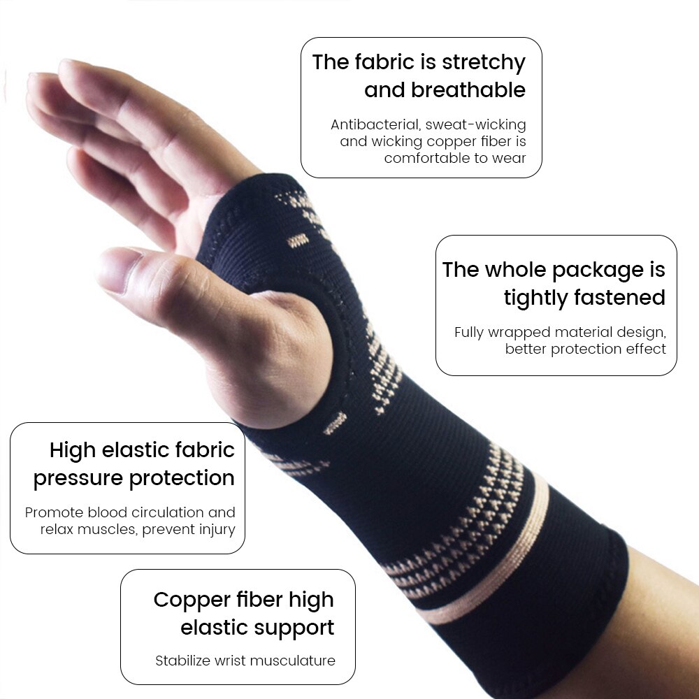 Wrist Support Sport Protective Gear Boxing Hand Wraps Support Weightlifting Bandage Running Wrist Protector Sport Arthritis
