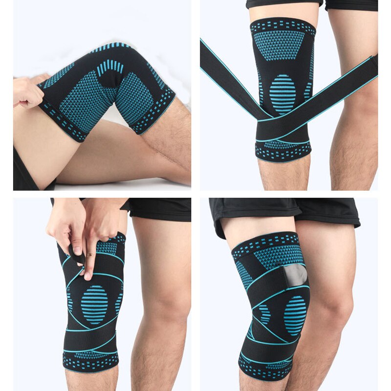 Knee Pads Braces Sports Support Kneepad Men Women for Arthritis Joints Protector Fitness Compression Sleeve Elastic Wrap Brace Knee Pads Braces Sports Support Kneepad Men Women for Arthritis Joints Protector Fitness Compression Sleeve Elastic Wrap Brace