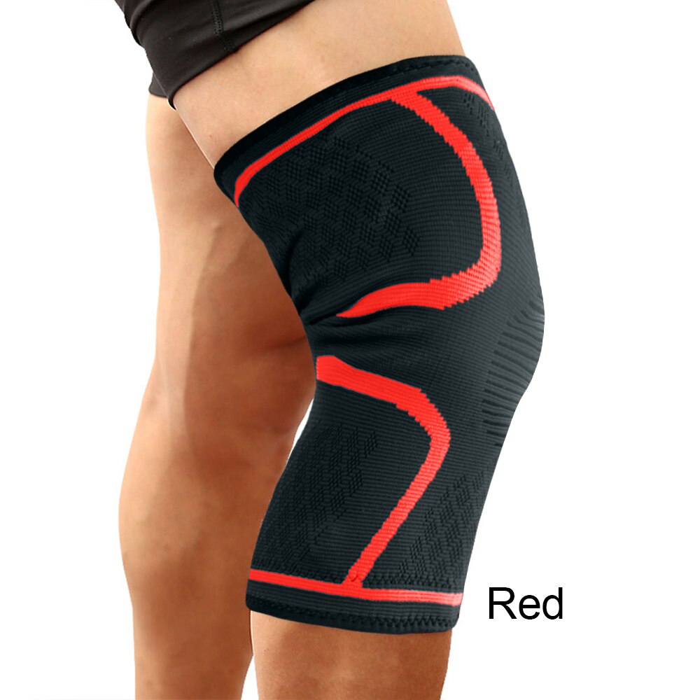 1Pc Fitness Running Knee support Cycling Knee Support Braces Elastic Sport Compression Knee Pad Sleeve for Basketball Volleyball