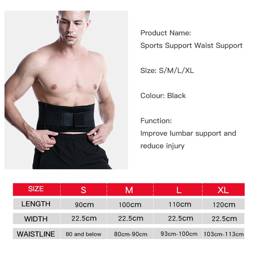 Fitness Waist Support Belt Strong Lower Back Brace Support Corset Belt Back Support Belts Sweat Belt for Sports Pain Relief Fitness Waist Support Belt Strong Lower Back Brace Support Corset Belt Back Support Belts Sweat Belt for Sports Pain Relief