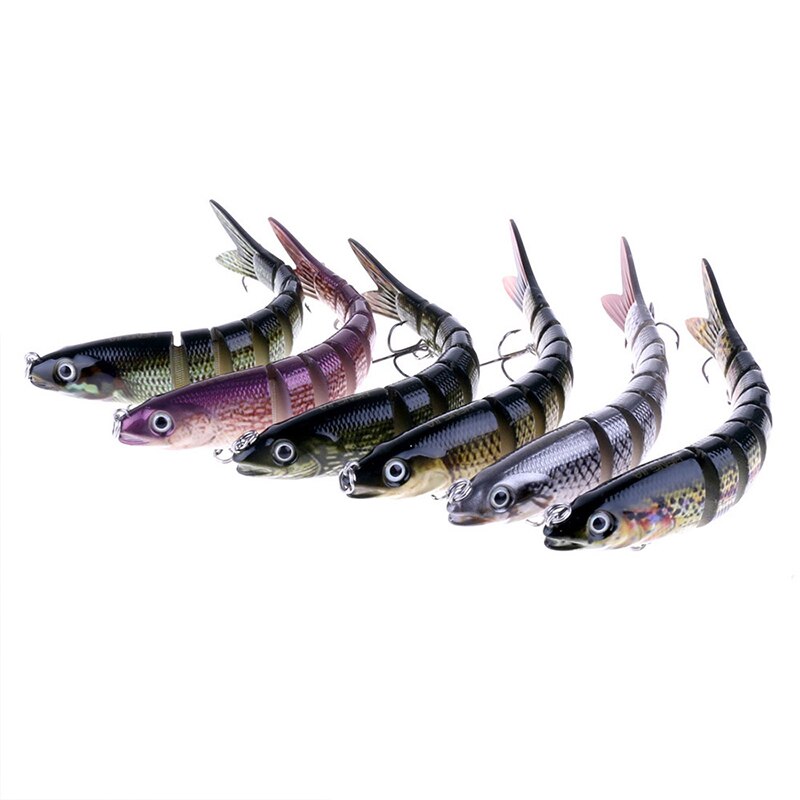 Sinking Wobblers Fishing Lures Jointed Crankbait Swimbait Jointed Swimbait 8 Segment Hard Artificial Bait for Fishing Lure