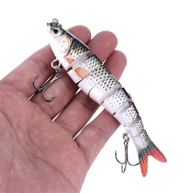 Sinking Wobblers Fishing Lures Jointed Crankbait Swimbait Jointed Swimbait 8 Segment Hard Artificial Bait for Fishing Lure