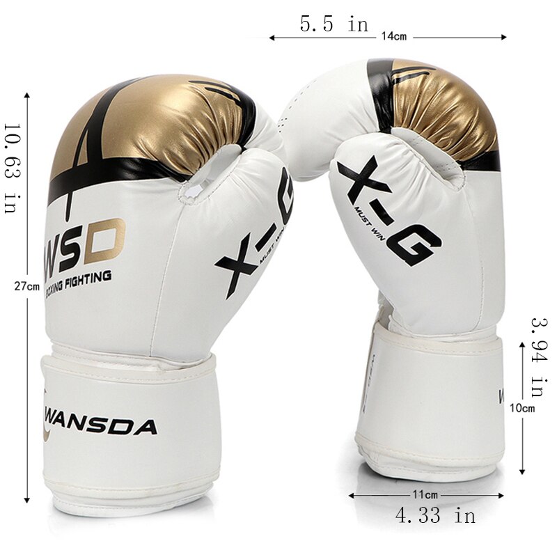 Boxing Gloves for Men Women Children Muay Thai Kickboxing MMA Free Fight Pu Karate Boxing Equipment Adults Kids Equipment