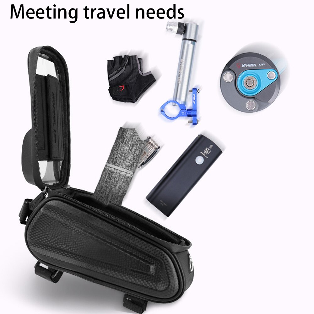 Rainproof Bicycle Bag Cycling Bag Front Handlerbar Bag Bike Accessories Saddle Bag Bike Equipment Bike Phone Support Ouchscreen