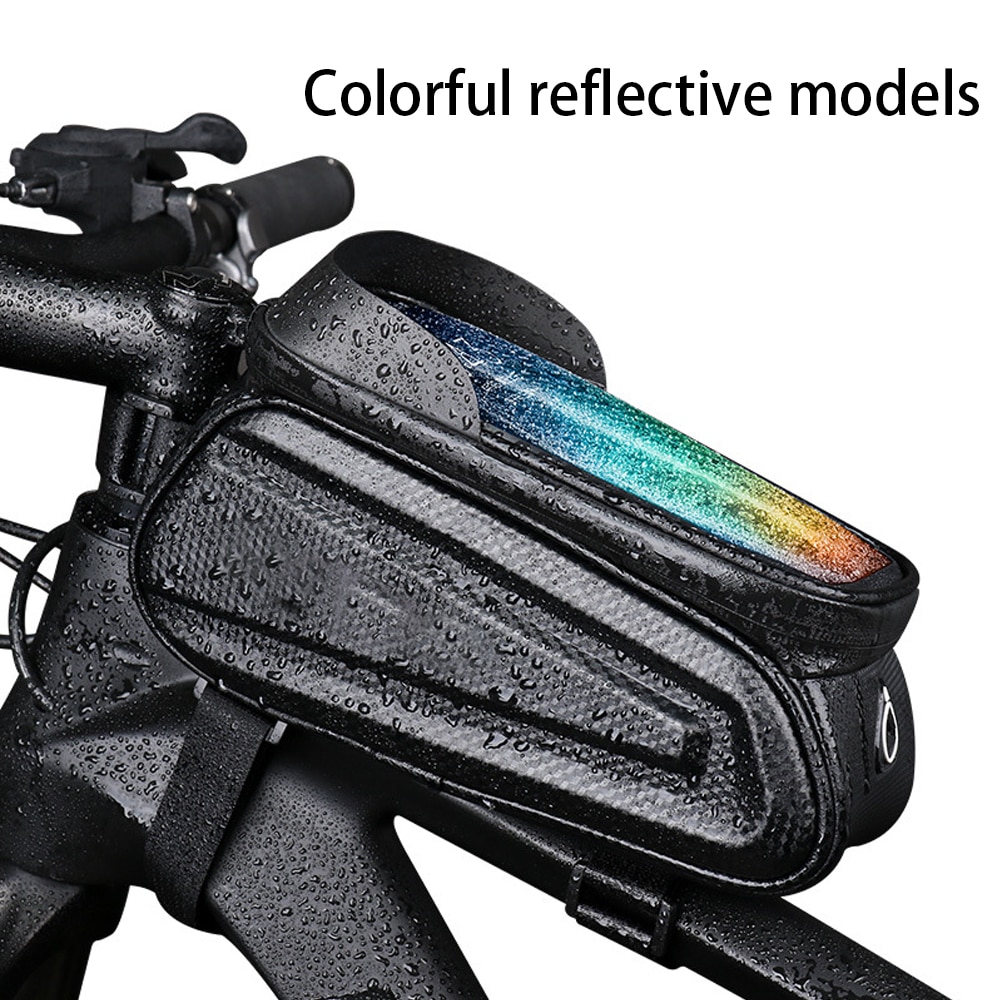 Rainproof Bicycle Bag Cycling Bag Front Handlerbar Bag Bike Accessories Saddle Bag Bike Equipment Bike Phone Support Ouchscreen Rainproof Bicycle Bag Cycling Bag Front Handlerbar Bag Bike Accessories Saddle Bag Bike Equipment Bike Phone Support Ouchscreen