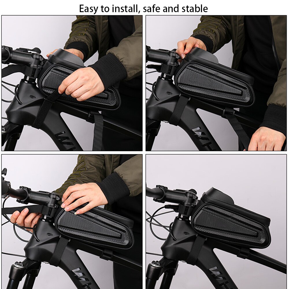Rainproof Bicycle Bag Cycling Bag Front Handlerbar Bag Bike Accessories Saddle Bag Bike Equipment Bike Phone Support Ouchscreen