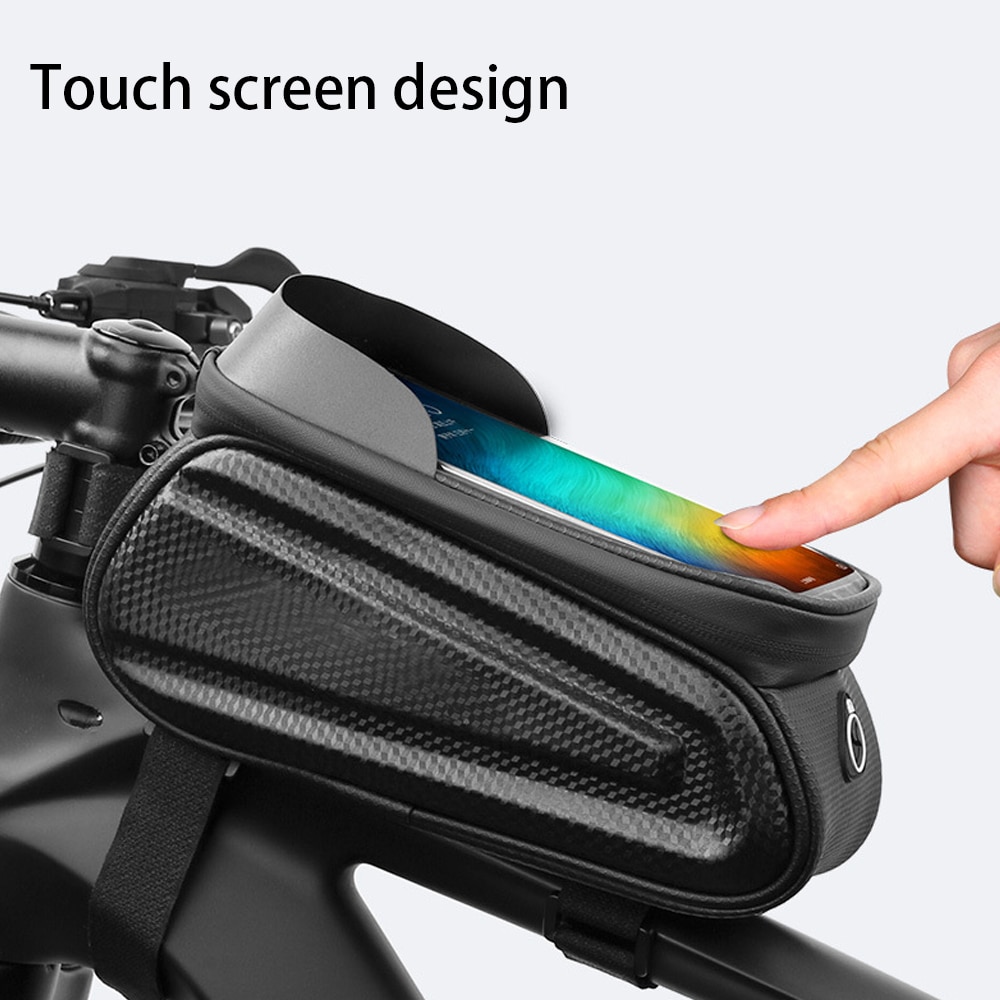 Rainproof Bicycle Bag Cycling Bag Front Handlerbar Bag Bike Accessories Saddle Bag Bike Equipment Bike Phone Support Ouchscreen Rainproof Bicycle Bag Cycling Bag Front Handlerbar Bag Bike Accessories Saddle Bag Bike Equipment Bike Phone Support Ouchscreen