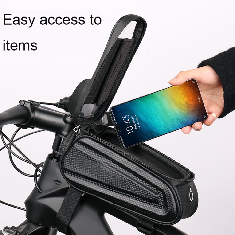Rainproof Bicycle Bag Cycling Bag Front Handlerbar Bag Bike Accessories Saddle Bag Bike Equipment Bike Phone Support Ouchscreen Rainproof Bicycle Bag Cycling Bag Front Handlerbar Bag Bike Accessories Saddle Bag Bike Equipment Bike Phone Support Ouchscreen