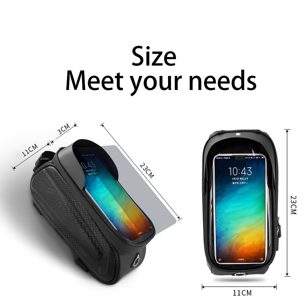 Rainproof Bicycle Bag Cycling Bag Front Handlerbar Bag Bike Accessories Saddle Bag Bike Equipment Bike Phone Support Ouchscreen Rainproof Bicycle Bag Cycling Bag Front Handlerbar Bag Bike Accessories Saddle Bag Bike Equipment Bike Phone Support Ouchscreen