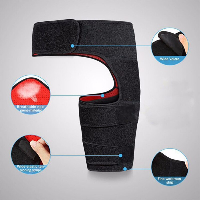 Sciatica Nerve Pain Relief Thigh Compression Brace For Hip Joints Arthritis Groin Wrap Brace Sports Protective Belt Sciatica Nerve Pain Relief Thigh Compression Brace For Hip Joints Arthritis Groin Wrap Brace Sports Protective Belt