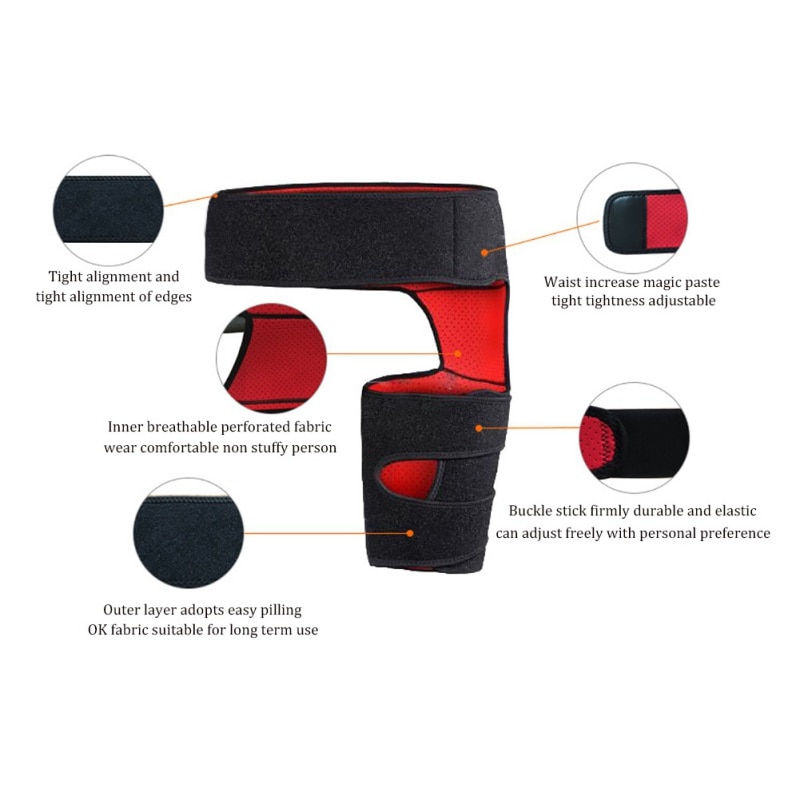 Sciatica Nerve Pain Relief Thigh Compression Brace For Hip Joints Arthritis Groin Wrap Brace Sports Protective Belt Sciatica Nerve Pain Relief Thigh Compression Brace For Hip Joints Arthritis Groin Wrap Brace Sports Protective Belt