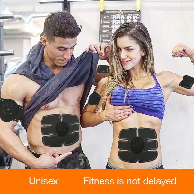 EMS Wireless Muscle Stimulator Trainer Smart Fitness Abdominal Training Electric Weight Loss Stickers Body Slimming Belt Unisex EMS Wireless Muscle Stimulator Trainer Smart Fitness Abdominal Training Electric Weight Loss Stickers Body Slimming Belt Unisex