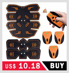 EMS Wireless Muscle Stimulator Trainer Smart Fitness Abdominal Training Electric Weight Loss Stickers Body Slimming Belt Unisex