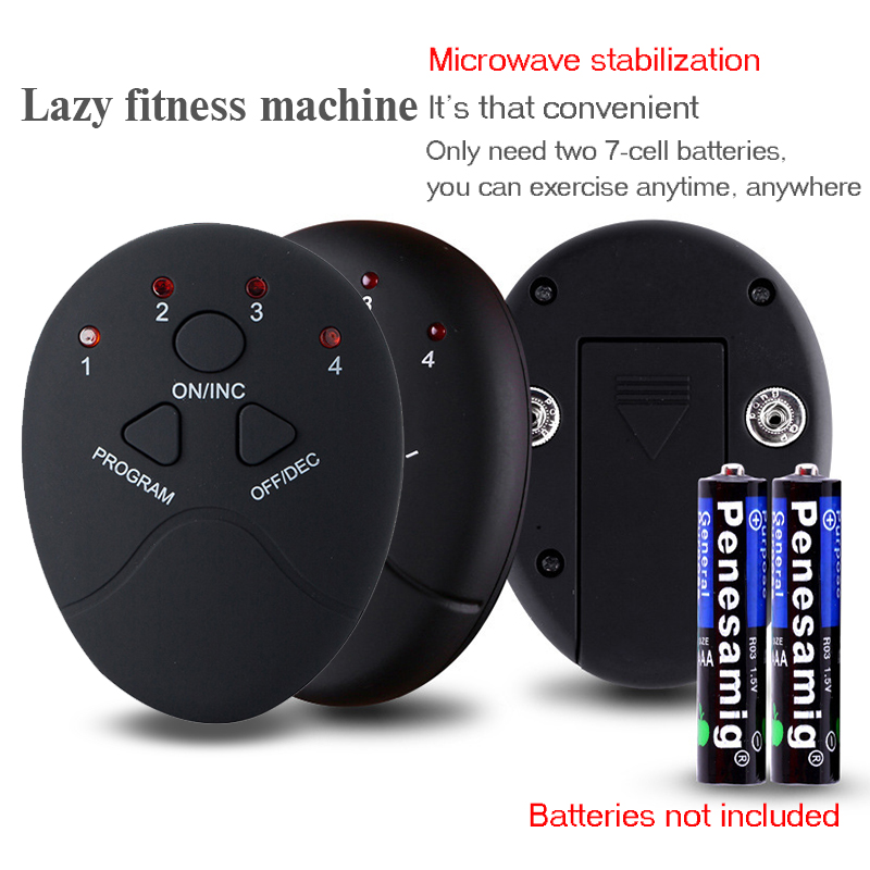 EMS Wireless Muscle Stimulator Trainer Smart Fitness Abdominal Training Electric Weight Loss Stickers Body Slimming Belt Unisex