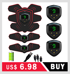 EMS Wireless Muscle Stimulator Trainer Smart Fitness Abdominal Training Electric Weight Loss Stickers Body Slimming Belt Unisex