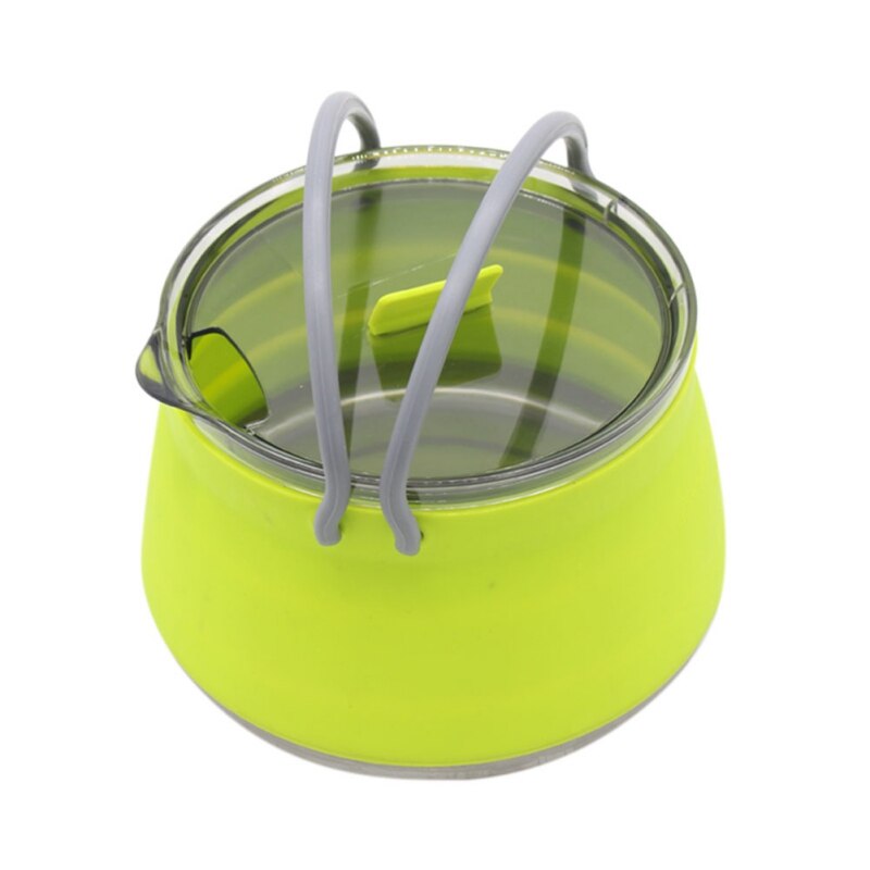 Collapsible Camping Kettle For Hiking Travel Outdoors Durable Easy To Clean Not Twisted Or Deformed