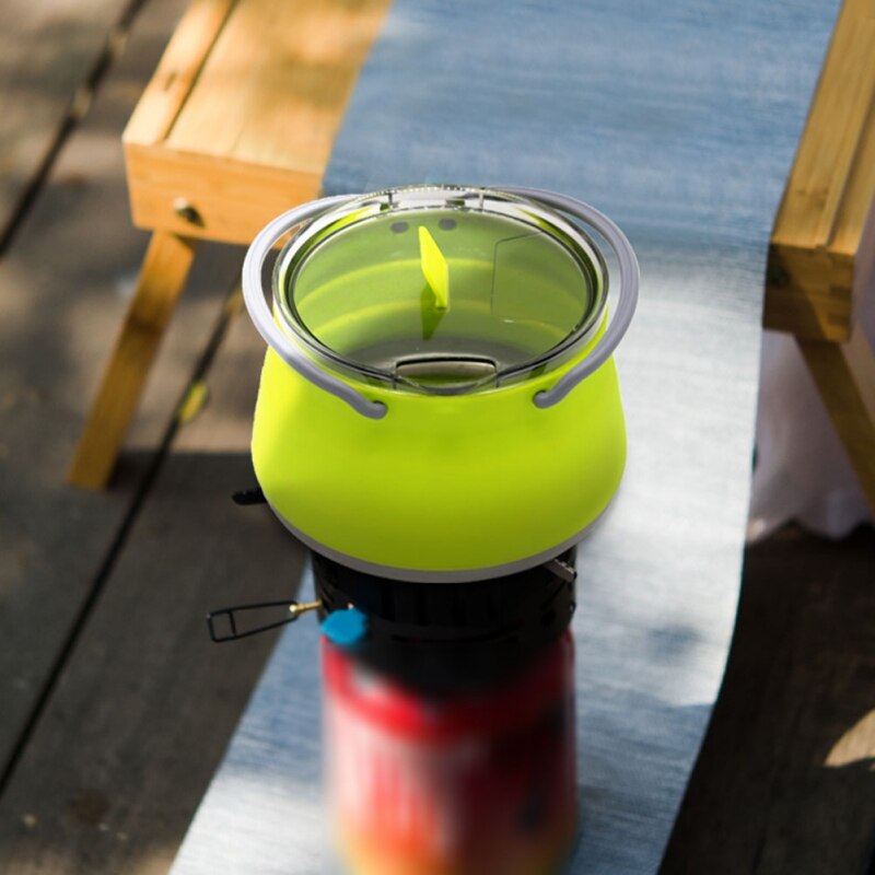Collapsible Camping Kettle For Hiking Travel Outdoors Durable Easy To Clean Not Twisted Or Deformed