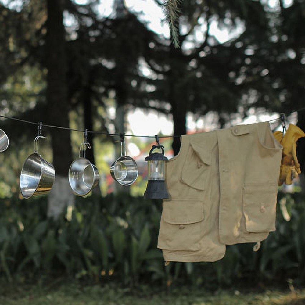 Clothesline Durable Nylon Rope Drying Rack Cloth Hanging Line Outdoor Camping Traveling Multifunction Tools Clothesline Durable Nylon Rope Drying Rack Cloth Hanging Line Outdoor Camping Traveling Multifunction Tools