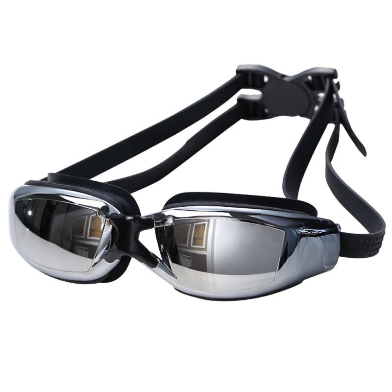 Swimming Adjustable Women Men Electroplating UV Waterproof Antifog Swimwear Eyewear Diving Glasses