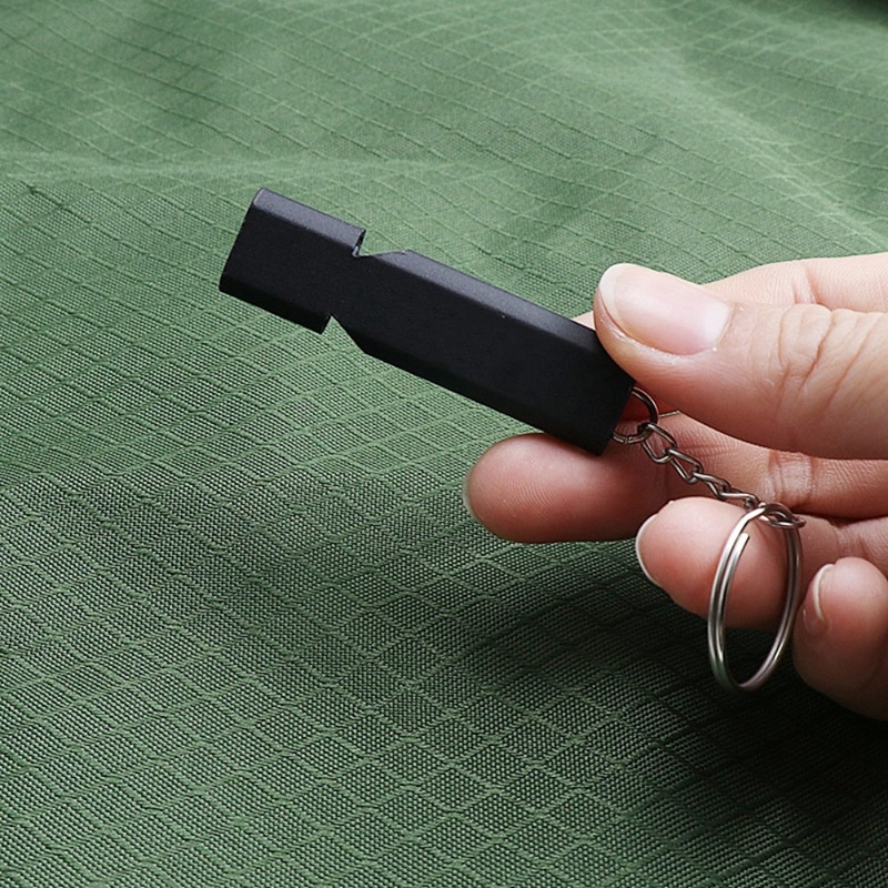 Emergency Whistles Super Loud Lifeguard Safety Survival Whistle with Keychain for SOS Survival Training