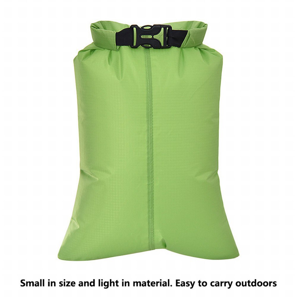 3pcs Waterproof Dry Bags with Detachable Shoulder Strap Portable for Swimming Rafting Kayaking Storage Pouch Pack Sack
