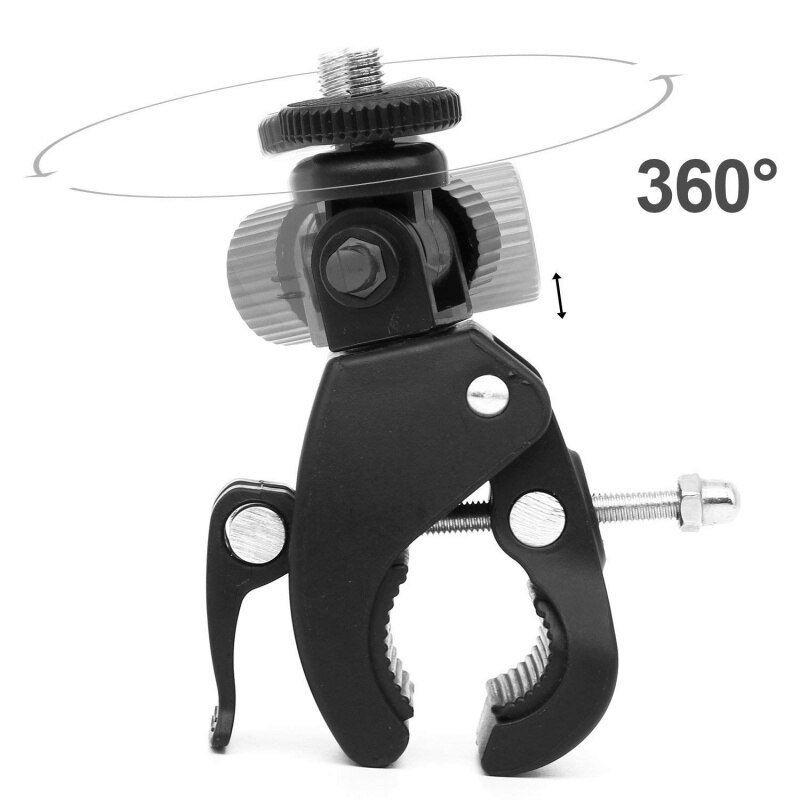 High Quality Bicycle Handlebar Camera DV DSLR Bike Screw Clip For Camera DV Bicycle Bracket Clamp Bracket Tripod Mount