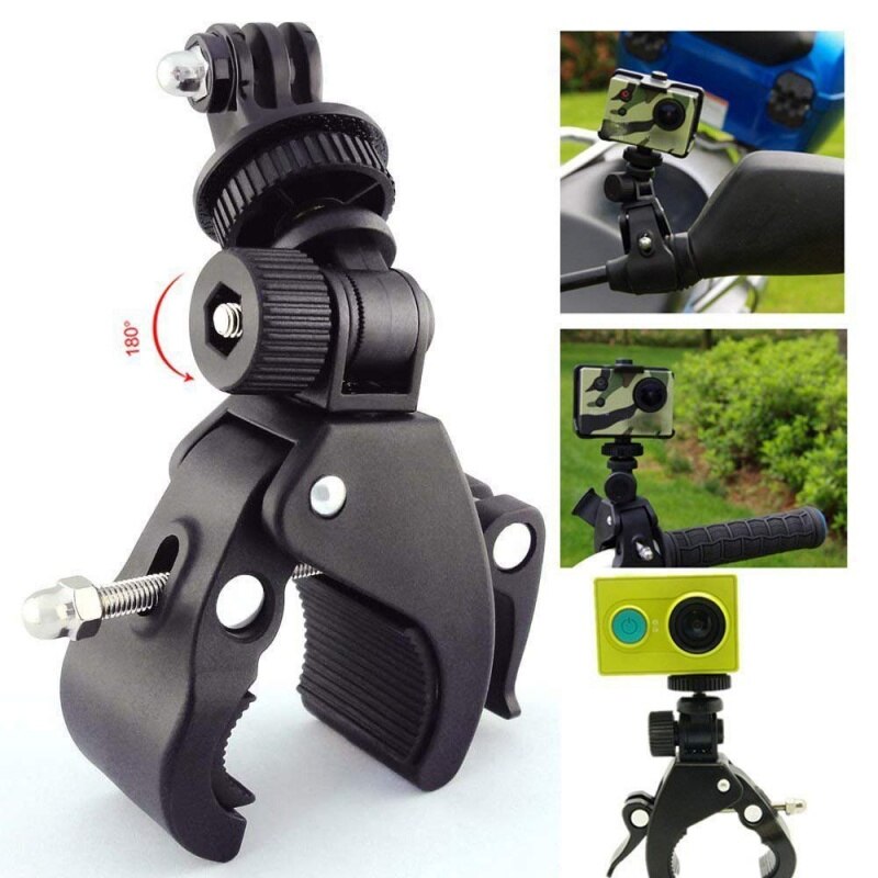 High Quality Bicycle Handlebar Camera DV DSLR Bike Screw Clip For Camera DV Bicycle Bracket Clamp Bracket Tripod Mount