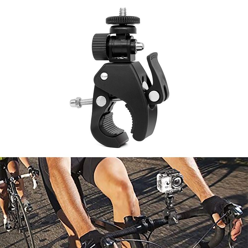 High Quality Bicycle Handlebar Camera DV DSLR Bike Screw Clip For Camera DV Bicycle Bracket Clamp Bracket Tripod Mount