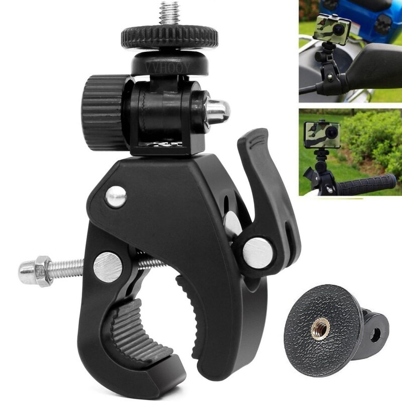 High Quality Bicycle Handlebar Camera DV DSLR Bike Screw Clip For Camera DV Bicycle Bracket Clamp Bracket Tripod Mount