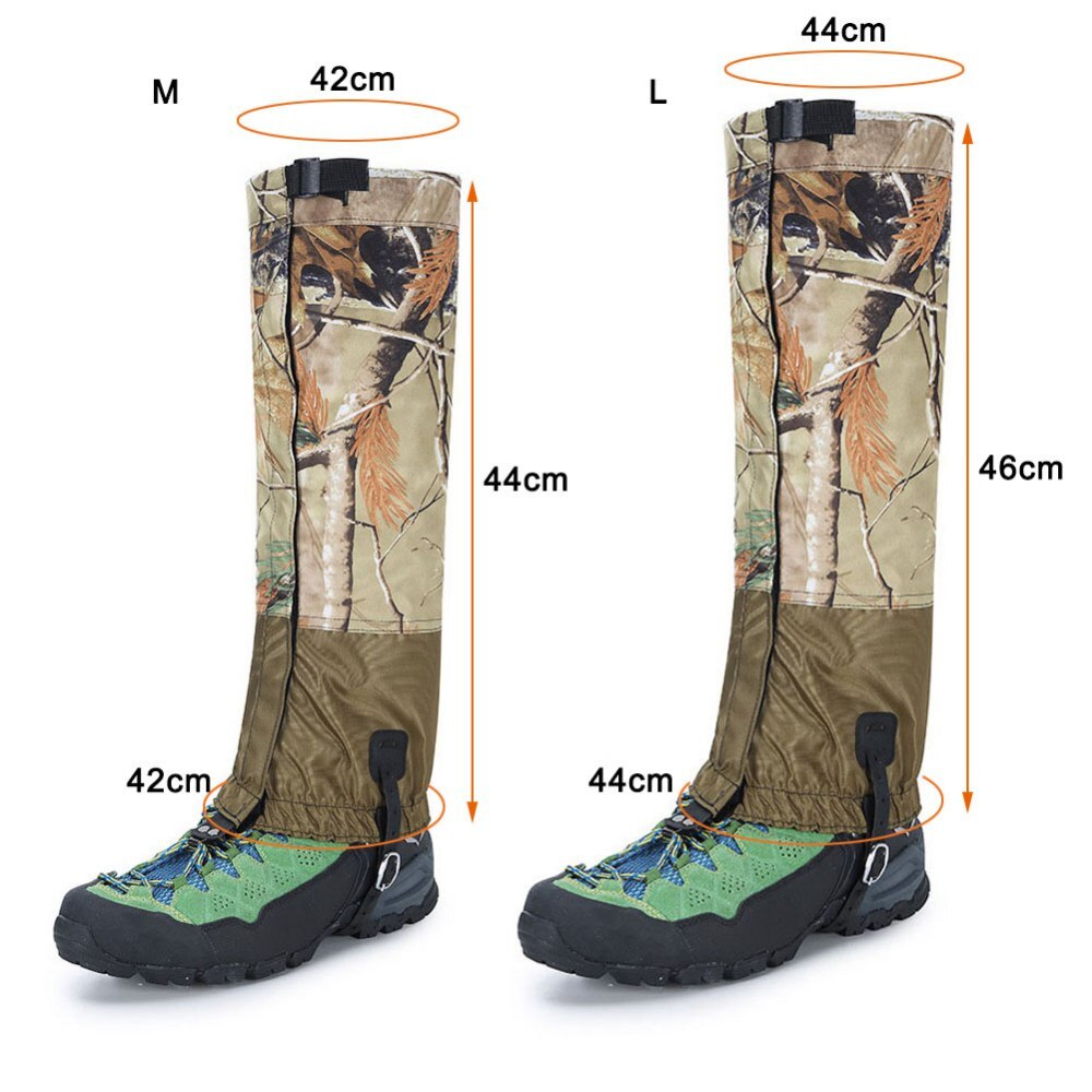 Adjustable 2 Pcs Snow Boot Gaiters Waterproof for Hiking Walking Hunting Thermal Legging Wammers Adjustable 2 Pcs Snow Boot Gaiters Waterproof for Hiking Walking Hunting Thermal Legging Wammers
