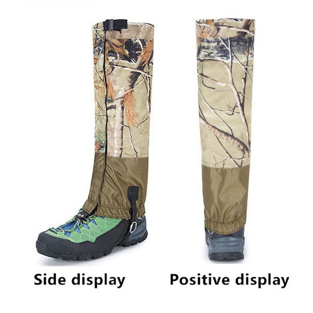 Adjustable 2 Pcs Snow Boot Gaiters Waterproof for Hiking Walking Hunting Thermal Legging Wammers