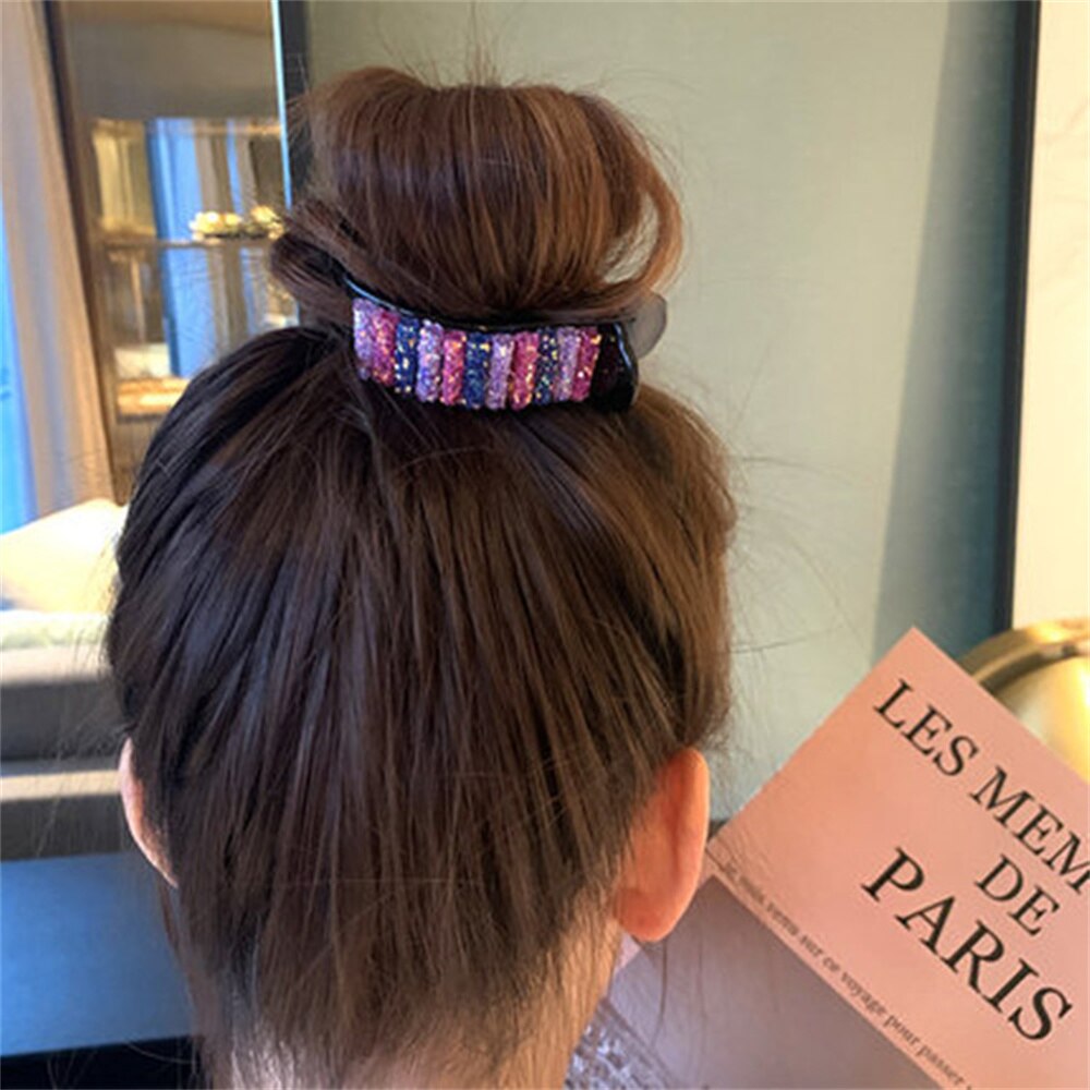 Korean Rainbow Hair Claw Crabs Large for Ponytail Bun Hair Clamps Candy Color Clips Hairpin Fashion Headdress Accessories Gifts Korean Rainbow Hair Claw Crabs Large for Ponytail Bun Hair Clamps Candy Color Clips Hairpin Fashion Headdress Accessories Gifts
