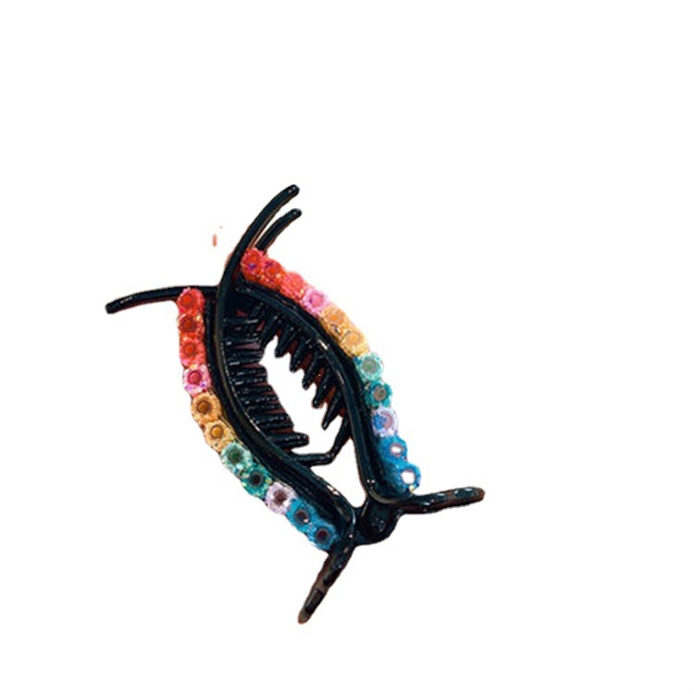Korean Rainbow Hair Claw Crabs Large for Ponytail Bun Hair Clamps Candy Color Clips Hairpin Fashion Headdress Accessories Gifts Korean Rainbow Hair Claw Crabs Large for Ponytail Bun Hair Clamps Candy Color Clips Hairpin Fashion Headdress Accessories Gifts