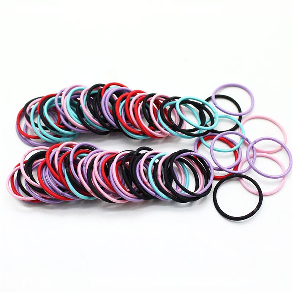 New 100pcs/lot Hair bands Girl Candy Color Elastic Rubber Band Hair band Child Baby Headband Scrunchie Hair Accessories For Hair New 100pcs/lot Hair bands Girl Candy Color Elastic Rubber Band Hair band Child Baby Headband Scrunchie Hair Accessories For Hair