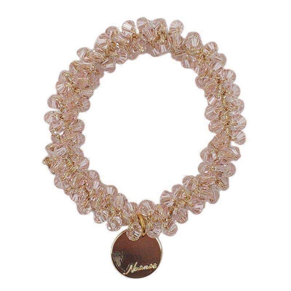 Multicolor Beads Hair Tie Elastic Hair Rope For Women Simple Metal Sheets Scrunchies Ponytail Headdress For Women Accessories Multicolor Beads Hair Tie Elastic Hair Rope For Women Simple Metal Sheets Scrunchies Ponytail Headdress For Women Accessories