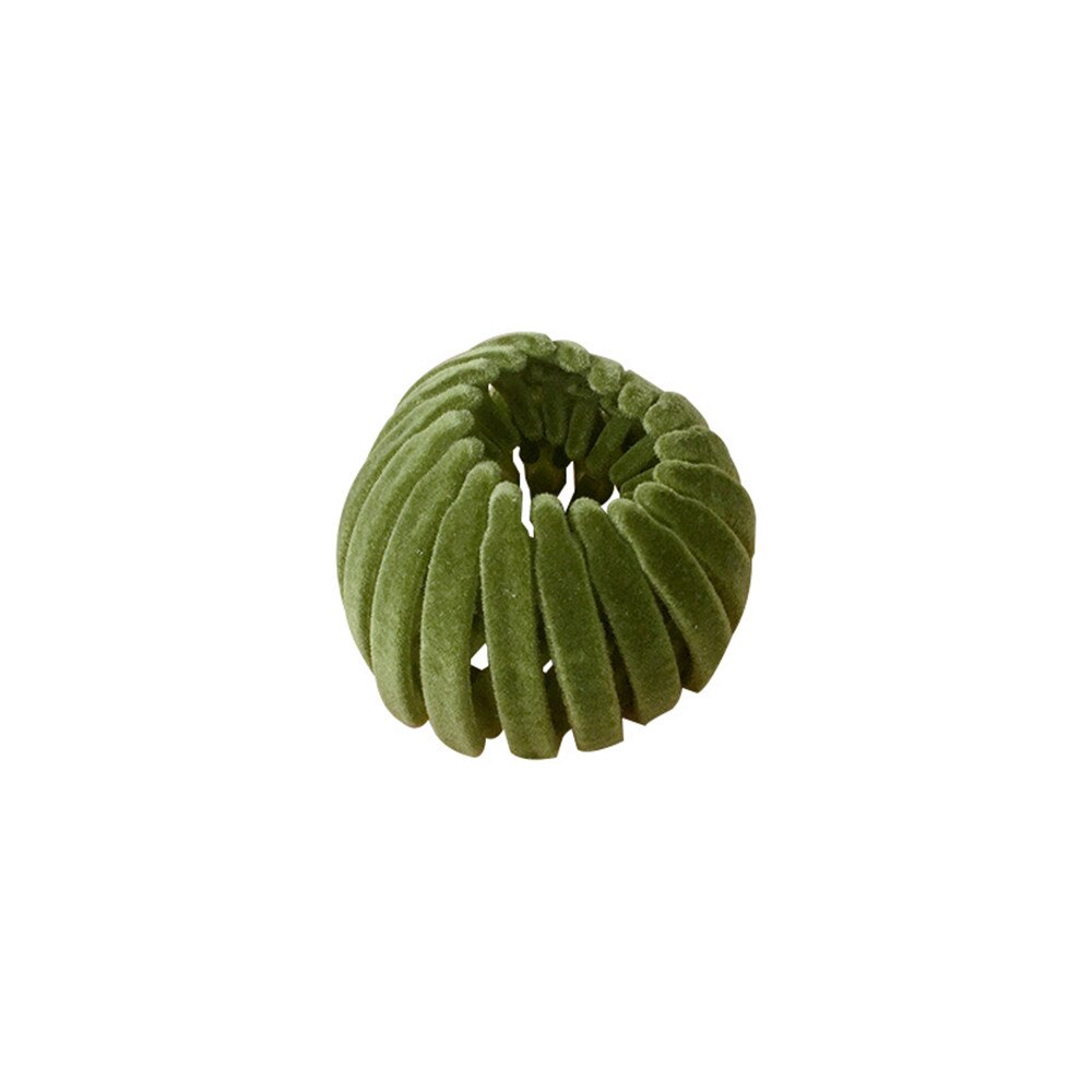 Bird Nest Hair Claw Expanding Velvet Hair Accessories Fashion Buckle Hairpins Women New Ponytail Holder Headwear Friends Gifts